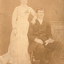 Ernest PAYARD et Julie HARTMANN 1890 à Epernay (51)
