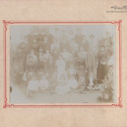 Octave et Inconnue 1890 à Damigny (61)