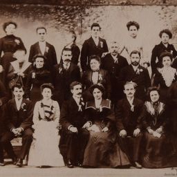 Mariés inconnus 1900