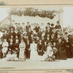 Mariés inconnus 1900
