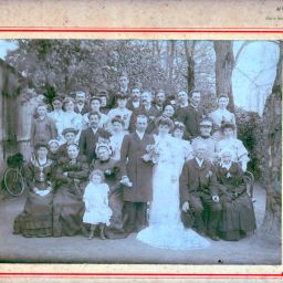 Mariés inconnus 1900