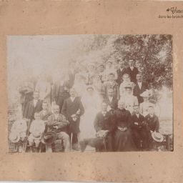 Mariés inconnus 1900 à Cinais (37)