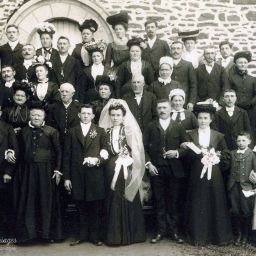Georges HEUVELINE et Reine VOLCLAIR 1904 à La Dorée (53)