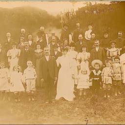 Gilbert SAUTEROT et Annette SAUVANET 1906 à Saint-Éloy-les-Mines (63)