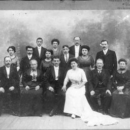 Achille JUTIN et Jeanne DUTHEIL 1909 à Clermont-Ferrand (63)