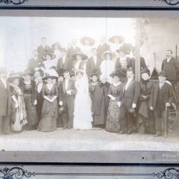René CHAUVEAU et Lucie POUVRASSEAU 1910 à Jaunay-Clan (86)