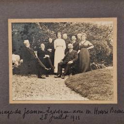 Henri BEAUCAMP et Jeanne LEVESQUE 1913 à Sainte-Adresse (76)