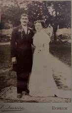 Georges Marius VALLOIS et Hélène Isabelle BICHEREY le 06/06/1914 à Rouvray (27)