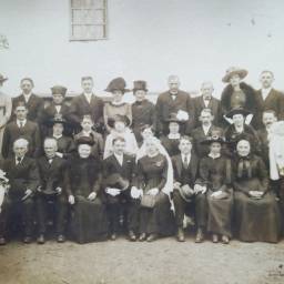 Louis THUILLIER et Marie COQUEREL 1917 à Longueville (62)
