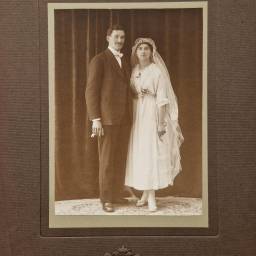 Mariés inconnus 1919 à Nemours (77)