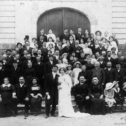 Mariés inconnus 1920 à La Garnache (85)