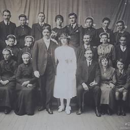 Félix DENIEL et Marie Eugénie DUPIN 1920 à Châteaubriant (44)