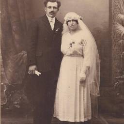 Mariés inconnus 1920
