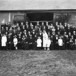 Jean Vital MASSERON et Marie Elise Clémentine MAUGER 1920 à Loré (61)
