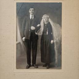Mariés inconnus 1920 à Albertville (73)