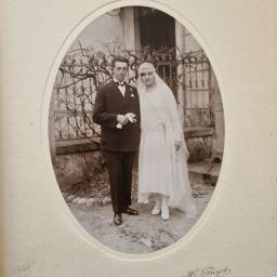 Mariés inconnus 1920 à Pont-de-Chéruy (38)