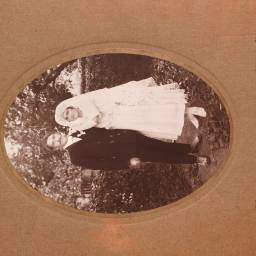 Mariés inconnus 1920 à Mervans (71)