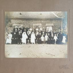 Mariés inconnus 1920 à Mervans (71)