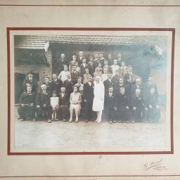 Mariés inconnus 1920 à Mervans (71)
