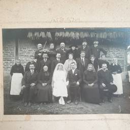 Mariés inconnus 1920 à Mervans (71)