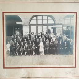 Mariés inconnus 1920 à Mervans (71)