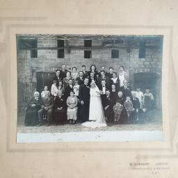 Mariés inconnus 1920 à Mervans (71)