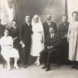 Benoit JACQUEMET et Marie-Claudine GUDIN 1921 à Saint-Georges-de-Reneins (69)
