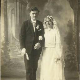 Lucien BERGER et Lucienne JOSÉ 1922 à Nanterre (92)