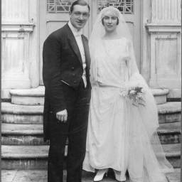 Joseph SCALABRE et Yvonne POINTIER 1923 à Amiens (80)