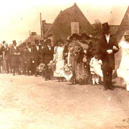 Georges VILETTE et Clémence CARON le 08/11/1924 à Montigny-en-Ostrevent (59)