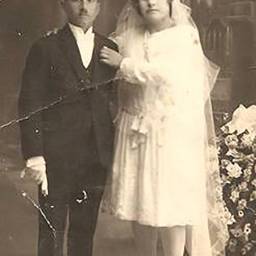 Damiano CACIOPPO et Anna CORDARO 1924 à Tunis (Tunisie)
