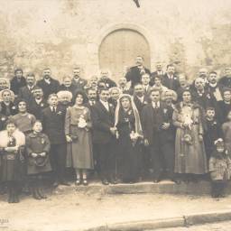 Mariés inconnus 1925 à Lombron (72)