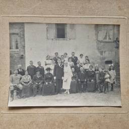 Mariés inconnus 1925 à Cluny (71)