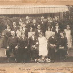 André JUSSEAUME et Georgette BEFFY 1926 à Lyon 4e (69)