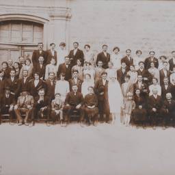 Joseph Marius FABRE et Louise Françoise Andréa GUY 1928 à Nizas (34)