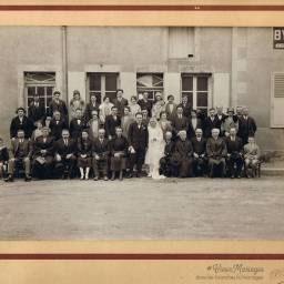 Raoul GUILLEREAULT et Clémentine FOURNIER 1928 à Charentonnay (18)