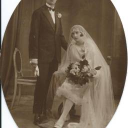 Léon BARAS et Thérèse JOSÉ 1928 à Nanterre (92)