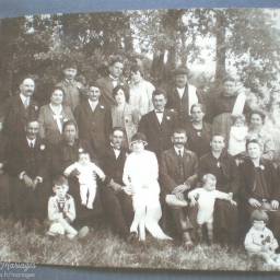 Alcide HIVER et Joséphine BORDE 1929 à Montagne (33)