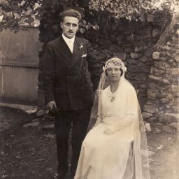 Jean BARON et Amélie CUCURON 1930 à Bertren (65)