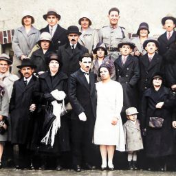 Mariés inconnus 1930 à vers Montbouy (45)