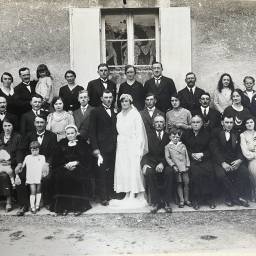 Pierre NEDELEC et Paule BRUNET 1932 à Tilly-la-Campagne (14)