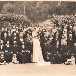 André CARABY et Marie LABOUREAU 1932 à Pontaubert (89)