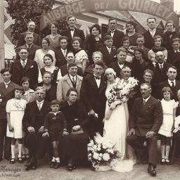 Marcel Alfred Auguste LEBLOND et Marie Lucienne Jeanne (Marie Jeanne) Bellêtre 1933 à Berneval-le-Grand (76)