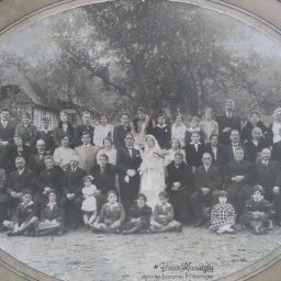 Louis LEVEQUE et Alice ROBERT 1934 à Marais-Vernier (27)