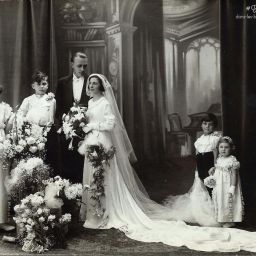 Albert GAUTHIER et Claire JOSÉ 1934 à Nanterre (92)