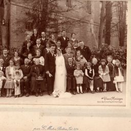 Gérard Georges Fernand DELAMOTTE et Eugénie Marthe DEMEILLERS 1936 à Saint-Eustache-la-Forêt (76)