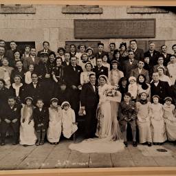 Lucien MAREIX et Madeleine GLOMOT 1936 à Sainte-Feyre (23)