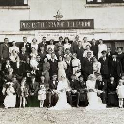 Albert Justin GUILHEMOTONIA et Jeanne Eugénie RIBES le 10/10/1936 à Tarnos (40)