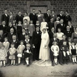 Louis Joseph MANCEAU et Madeleine TOUCHEFEU 1938 à Colombiers-du-Plessis (53)
