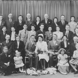 Marcel BERTHOU et Jacqueline ROCHE 1943 à Houilles (78)